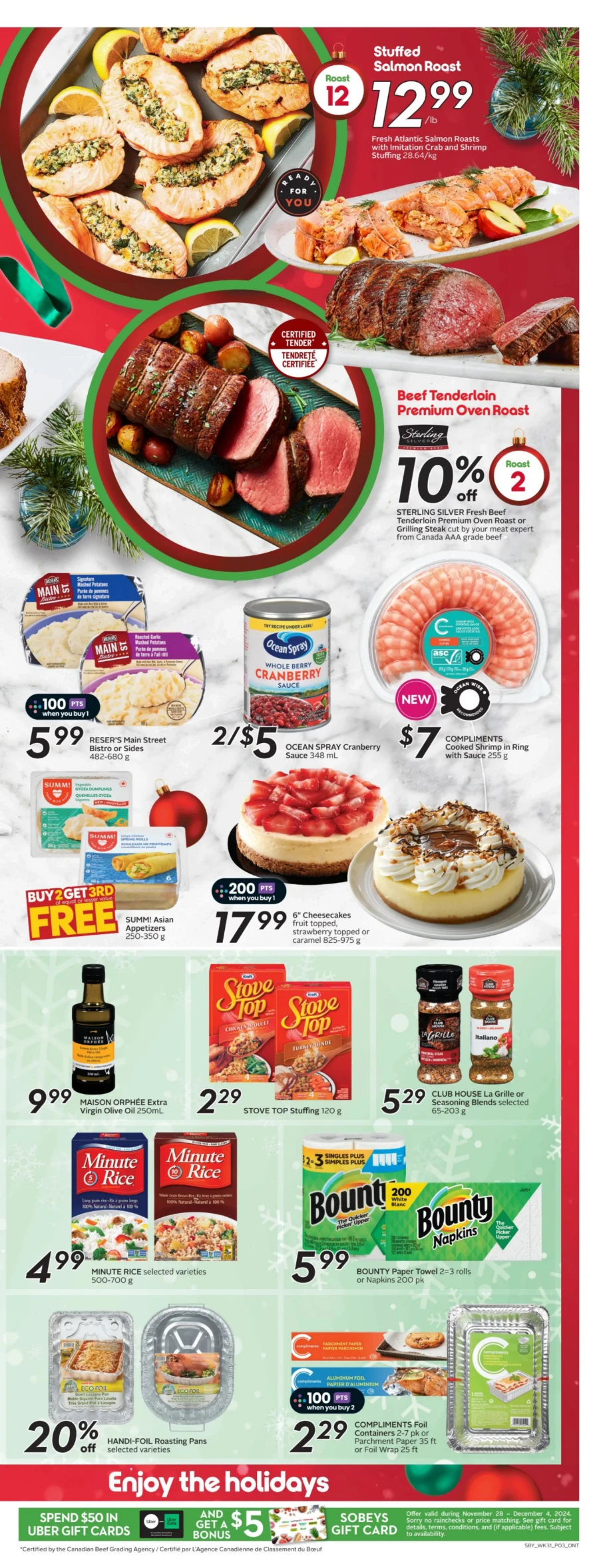 sobeys flyer on november 28 7