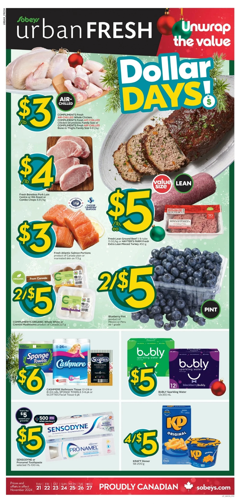 Sobeys Urban Fresh Flyer Canada