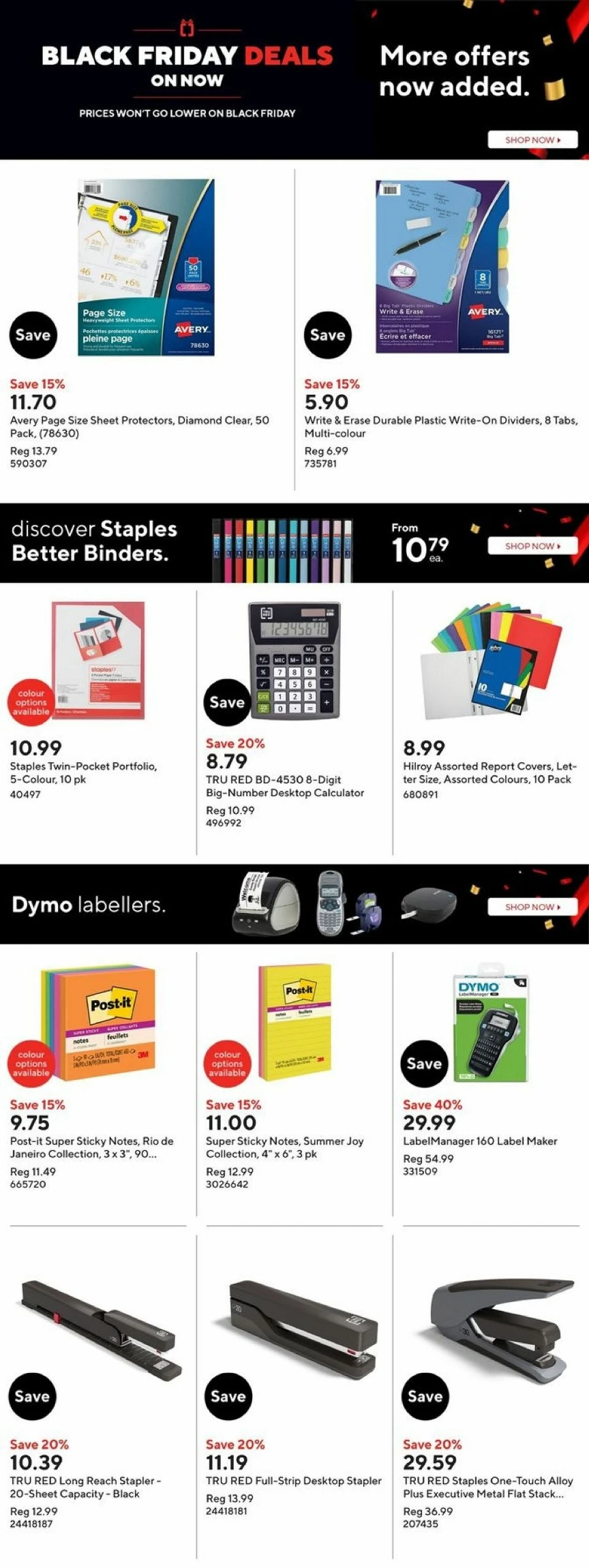 staples flyer november 20 black friday 23