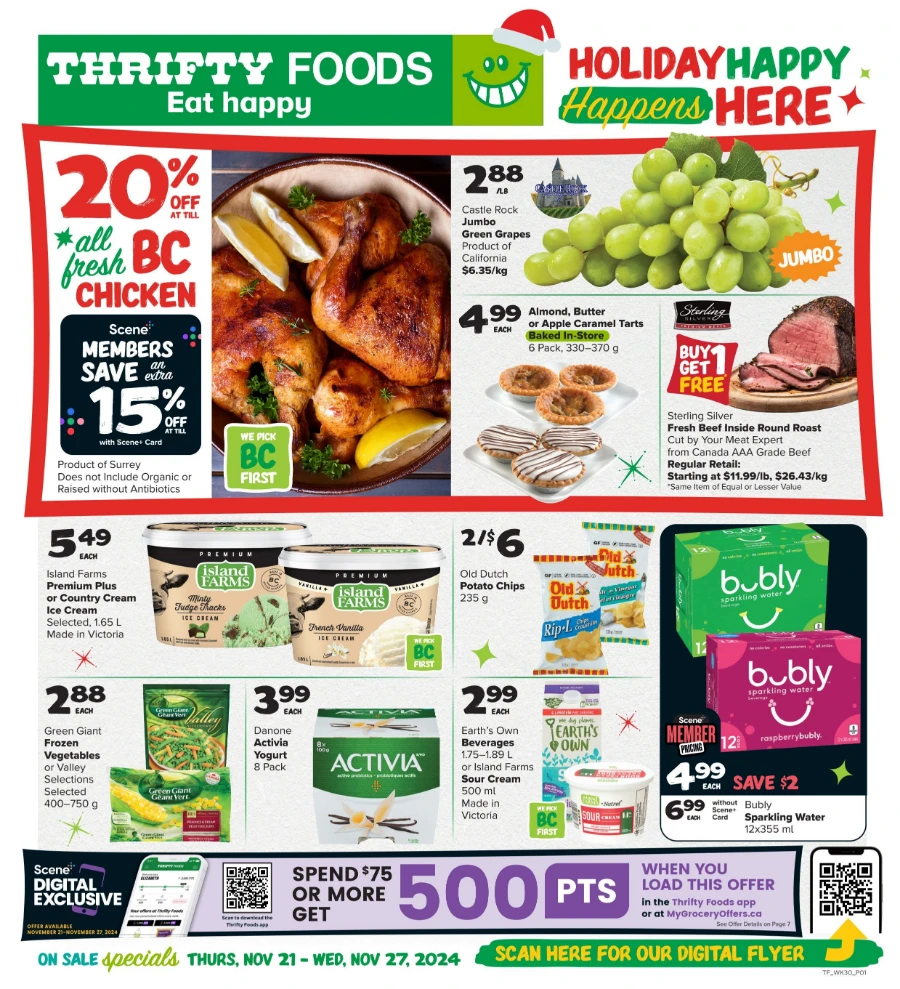 thrifty foods flyer november 21 to 27 1