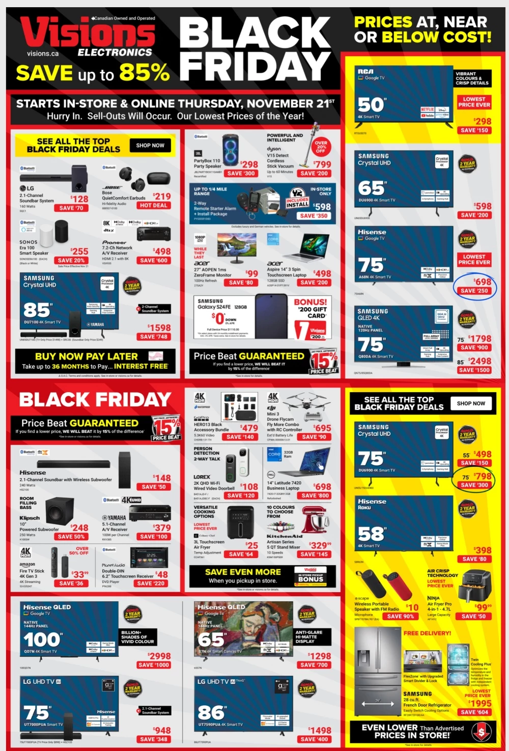 Visions Flyer Canada Black Friday