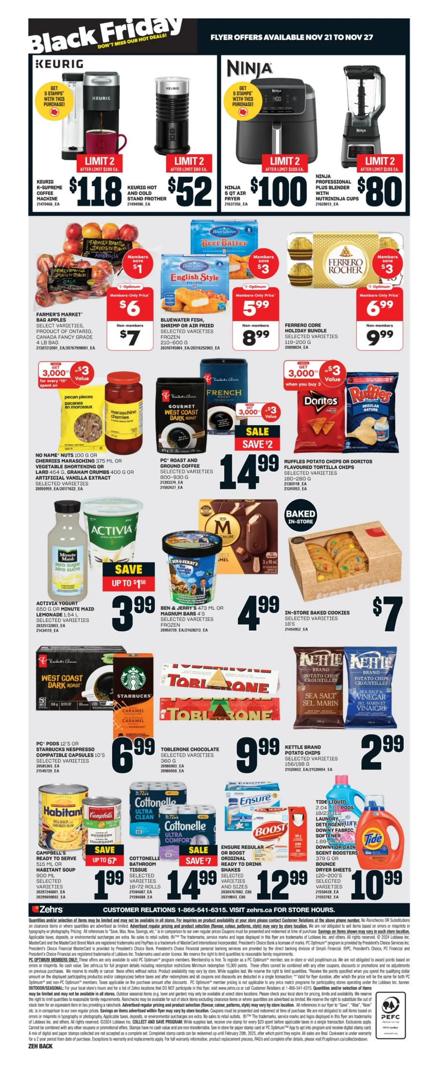 zehrs flyer november 21 27 4