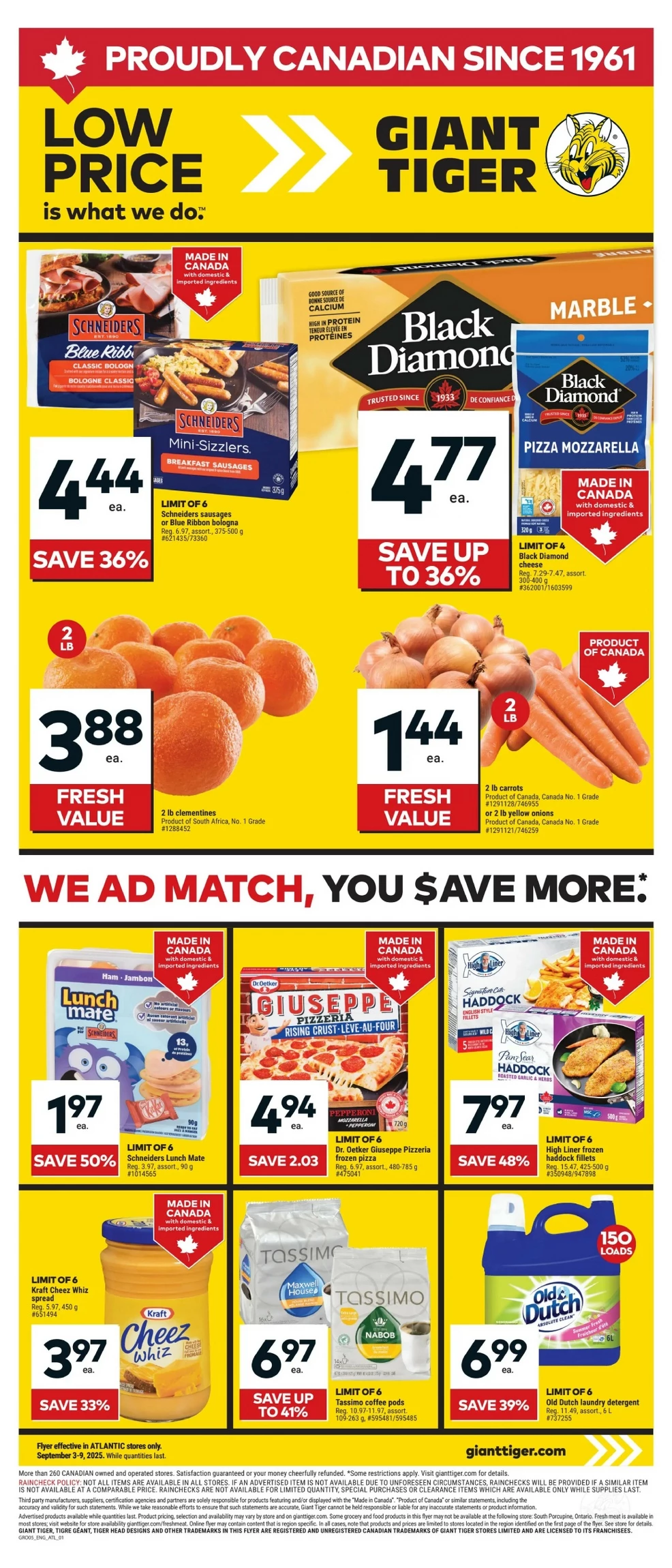 Giant Tiger (ATLANTIC) Flyer October 29 to November 5, 2025 Giant Tiger Flyer Atlantic from September 3, 2025 - Week 36 - featuring this and next week’s top deals on groceries, clothing and home essentials for current and Next Week