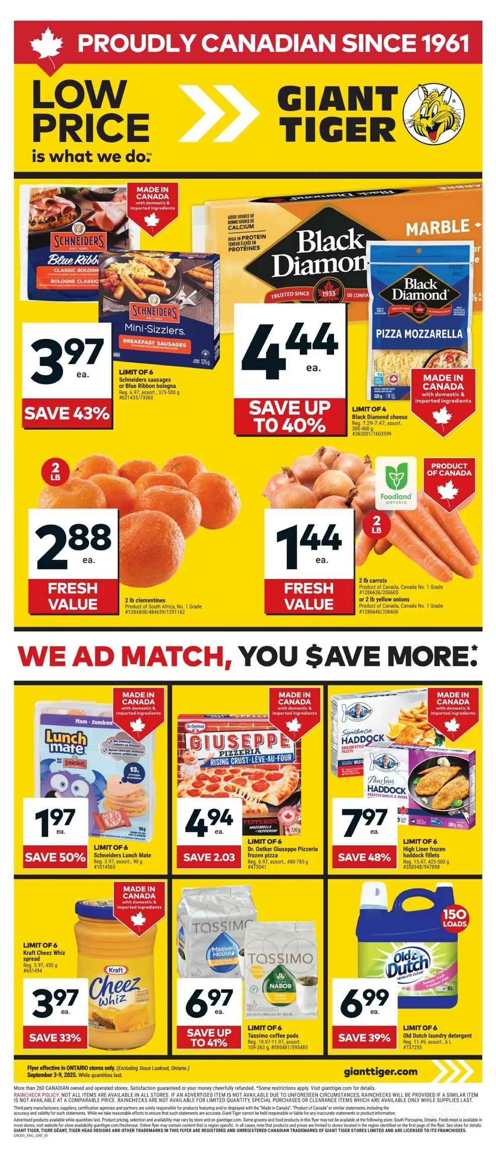 Giant Tiger (ON) Flyer October 29 to November 5, 2025 Giant Tiger Flyer Ontario from September 3, 2025 Week 36 Limited time discounts and deals on groceries, clothing and savings on home essentials for current and Next Week