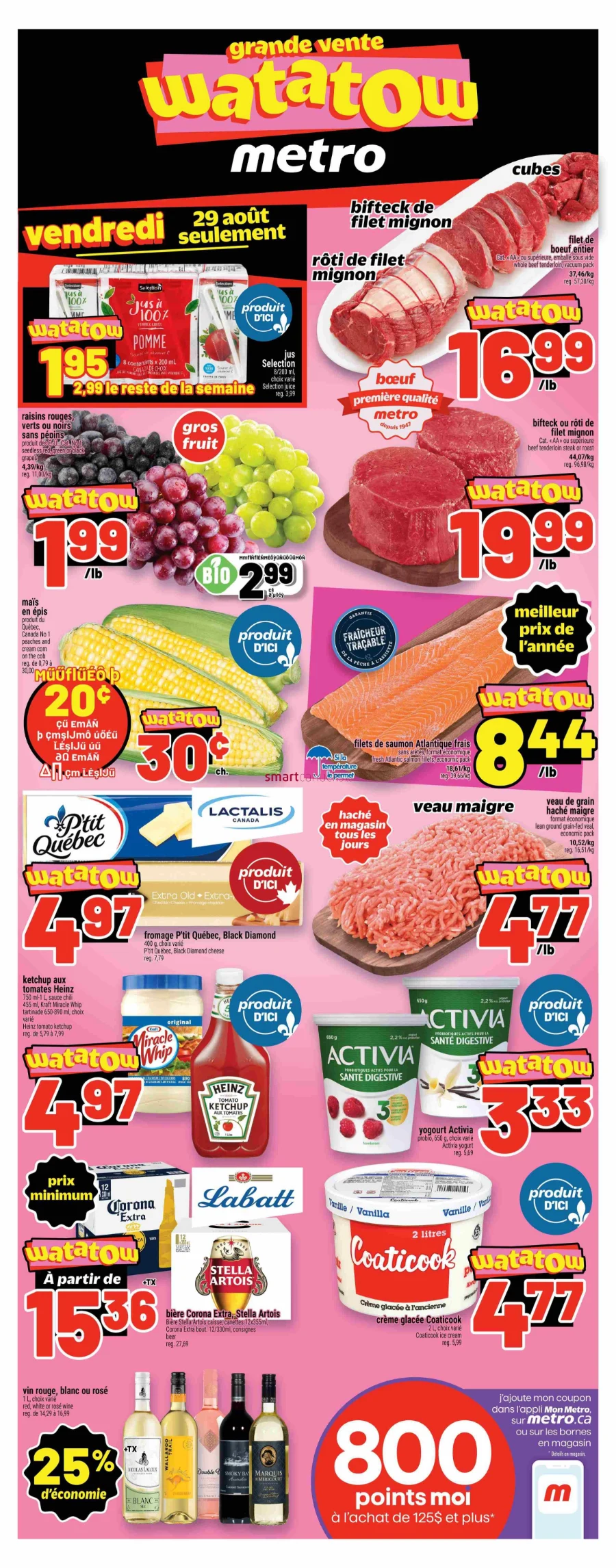 Metro QC Flyer September 11 to September 17, 2025 Metro Flyer QC from August 28 2025 Week 35 - top grocery deals and discount on fresh produce, meat and more