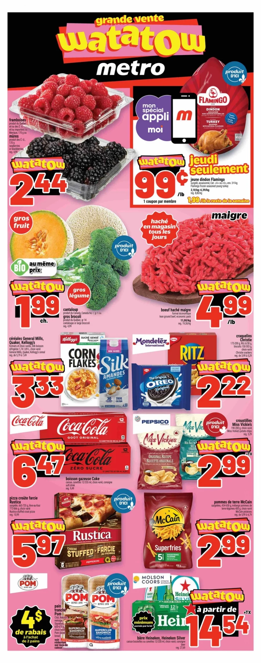 Metro QC Flyer September 4 to September 10, 2025 Metro Flyer QC from September 4,2025 - Week 36 top grocery deals and discount on fresh produce, meat and more for current and Next Week