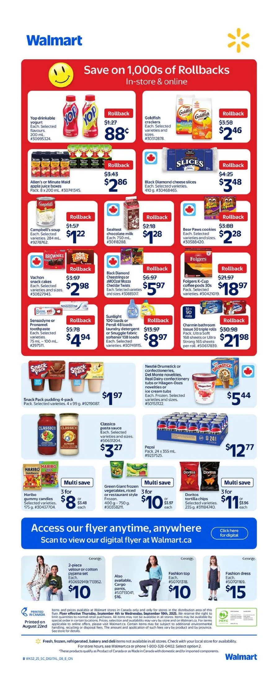 Walmart Flyer September 4 to September 10, 2025 (QC ) walmart qc flyer september 4 2025 week 36 2