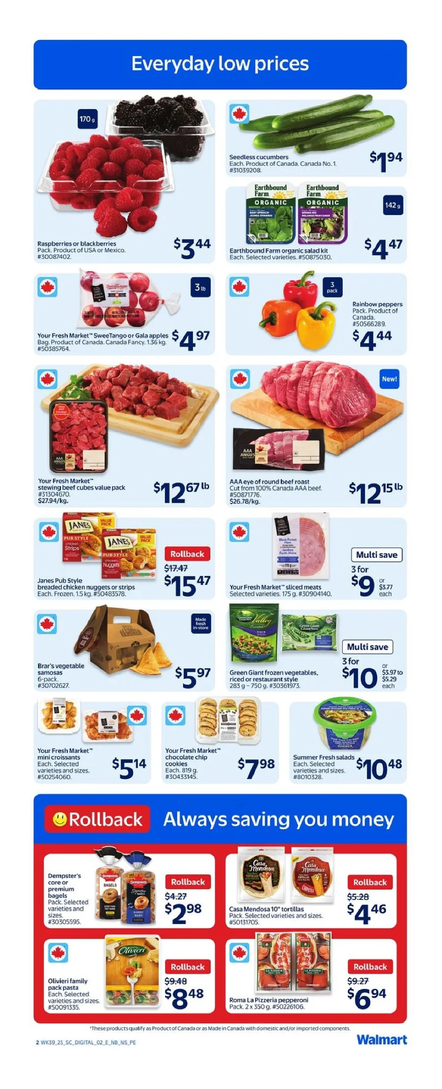 Walmart Flyer October 23 to October 29, 2025 (West) walmart west flyer october 23 2025 3