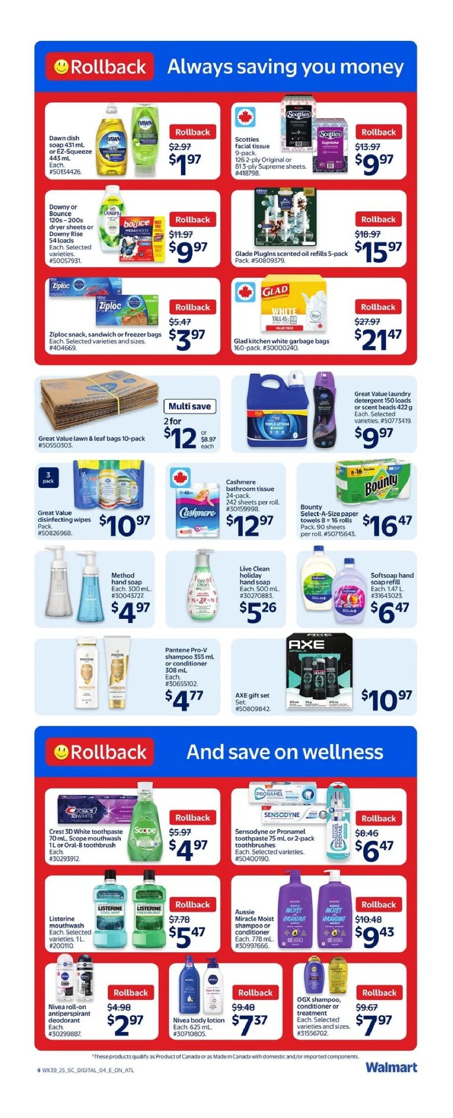Walmart Flyer October 23 to October 29, 2025 (West) walmart west flyer october 23 2025 5