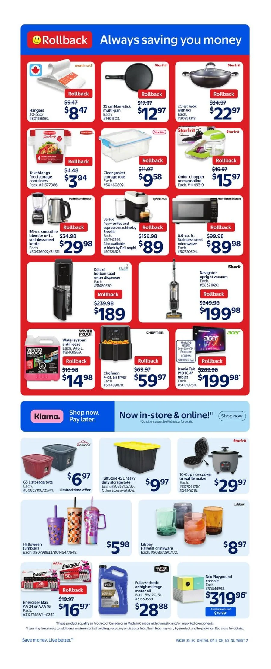 Walmart Flyer October 23 to October 29, 2025 (West) walmart west flyer october 23 2025 8