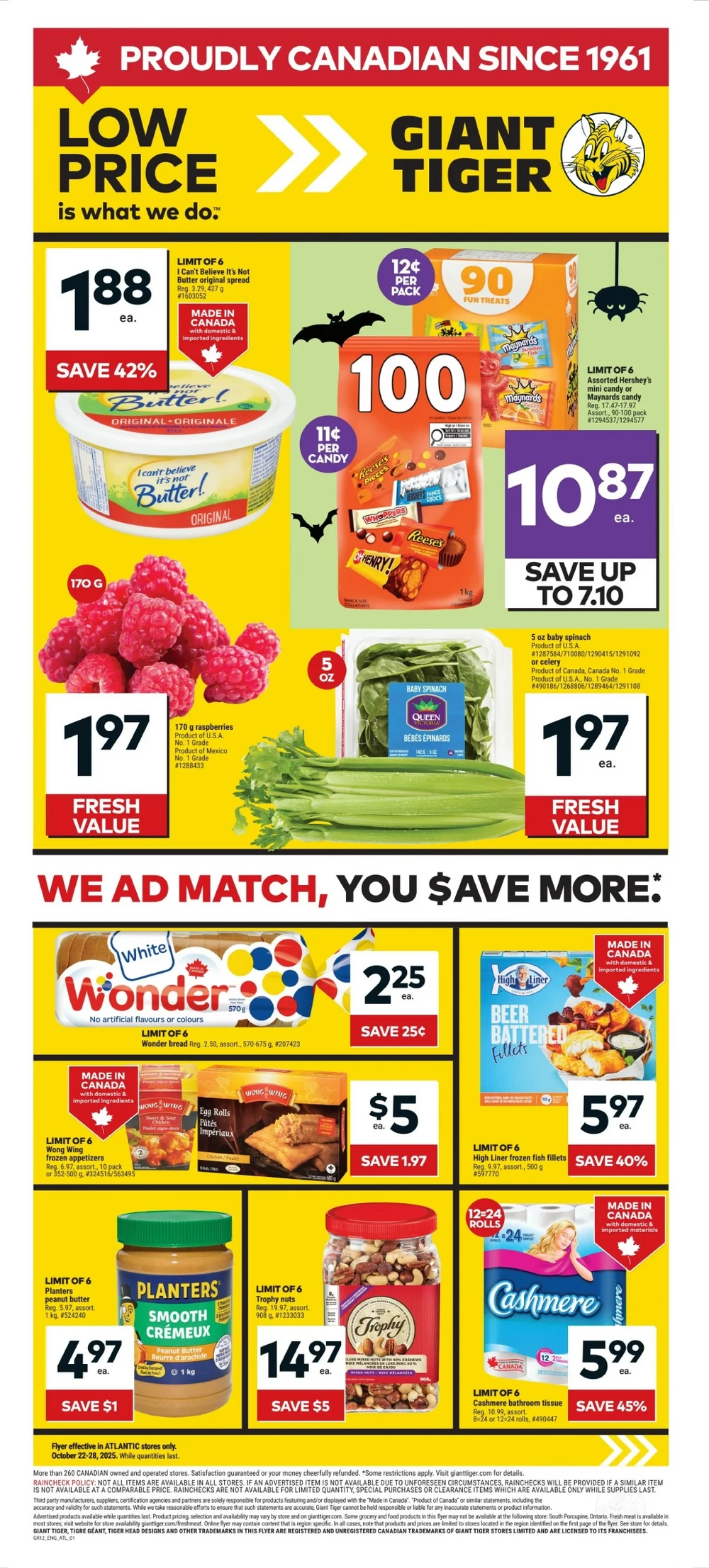 Giant Tiger (ATLANTIC) Flyer October 22 to October 28, 2025 Giant Tiger Flyers Atlantic Week 43 β October 22, 2025: Grocery deals, home essentials, and seasonal savings across Atlantic Canada.