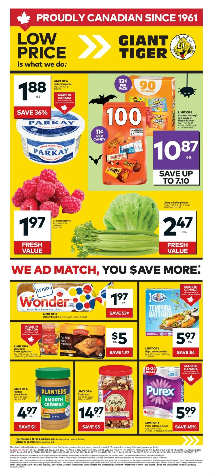 Giant Tiger (WEST) Flyer October 22 to October 28, 2025 Giant Tiger West Deals Week 43 β October 22, 2025: Grocery deals, home essentials, and seasonal savings across Western Canada.